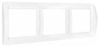 Рамка 3м горизонтальная белая Валери Universal арт. ВР003Г