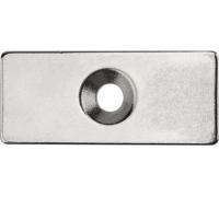 Магнит неодимовый прямоугольник 35 15 3мм с зенковкой Rexant арт. 72 3703