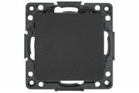 Выключатель 1кл черный EKF Стокгольм арт.EZV10-021-10