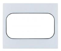 Рамка 2м белый с черной вставкой для розеток EKF Стокгольм арт.EYM-G-303-20