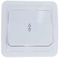 Выключатель 1кл проходной белый Валери Universal арт. В0025