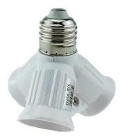 Переходник для цоколя Е27-3xЕ27 Ecola A7W37WEAY белый