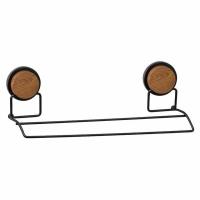 Держатель черный Fixen для полотенца 2-ой FX-46002