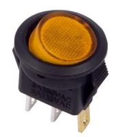 Выключатель клав.250V 3A(3c) Rexant 36-2532 micro желтый с подсветкой