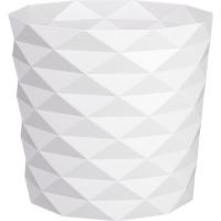Кашпо пм La Decoro диамант 3л белый арт.КШ-4637 к.363159
