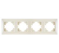 Рамка 4м бежевый GUSI Ugra арт.C1140-003