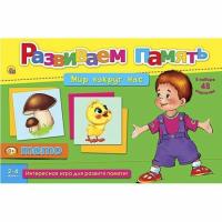 Настольная игра Развиваем память Мир вокруг нас арт.ИН-2058