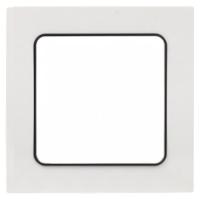 Рамка 1м белый с черной линией EKF Стокгольм арт.EXM-G-304-10