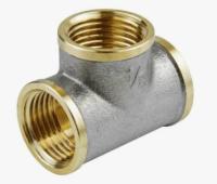 Тройник 15 ВВВ никельлатунь