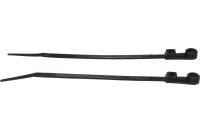 Кабельная стяжка 3,5х100 черная под винт Rexant (уп 100шт) арт. 07-0105