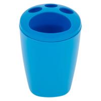 Стакан пластик Aqua для зубных щеток голубой 19747000 174266