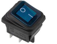 Выключатель клав.250V 15A(4c) Rexant 36-2361 (RWB-507) синий