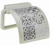 Держатель пластиковый IDEA для туалетной бумаги пэтчворк М2226 290020