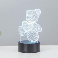 Св-к настольный Мишутка Led 7 цветов арт.9361229