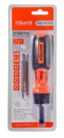 Отвертка + 6 насадок Sturm арт.1040-08-SS9