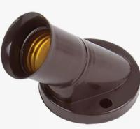 Патрон накладной наклонный Е27 коричневый Ecola арт. AB7SNKEAY