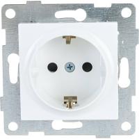 Розетка 1м белый сз GUSI Ugra арт.C11P4-001