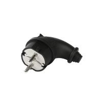 Вилка угловая каучуковая черная Smartbuy арт. SBE-16-P09-R