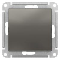 Выключатель 1кл сталь ATLASDESIGN Schneider арт.ATN000911