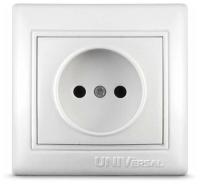 Розетка 1м б.з белая Севиль Universal арт. С0022