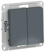 Выключатель 2кл грифель ATLASDESIGN Schneider арт.ATN000751