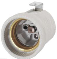 Патрон эл. керам E27 с держателем SBE-LHC-ib-E27