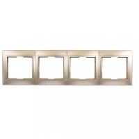 Рамка 4м Smartbuy Венера шампань арт.SBE-01c-00-FR-4