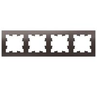 Рамка 4м мокко ATLASDESIGN Schneider арт. ATN000604