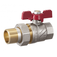 Кран шар. Zegor 3 с американкой бабочка арт.FA12 к.291530