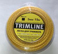 Леска д триммера TRIMLINE 3,0mm 15m Квадрат витой