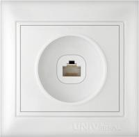 Розетка компьютерная белая Севиль Universal арт. С0051