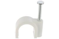 Скоба для кабеля Эра 10 мм круглая SK-10 50 шт