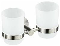 Держатель нержавеющий GFmark + 2 стакана 80160