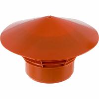 Зонт вентиляционный канализационный D110 оранжевый