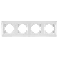 Рамка 4м белый GUSI Ugra арт.C1140-001