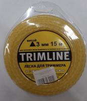Леска д триммера TRIMLINE 3,0mm 15m Треугольник витой