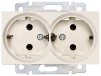 Розетка 2м Smartbuy Нептун с.з бежевая арт.SBE-05i-16-S2-Z