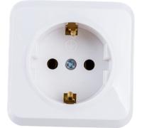 Розетка 1м Smartbuy Юпитер с.з белая арт.SBE-03w-16-S1-Z-c