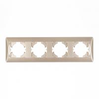 Рамка 4м шампань GUSI Ugra арт.C1140-027