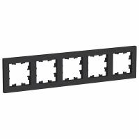 Рамка 5м карбон ATLASDESIGN Schneider арт. ATN001005