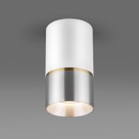 Св-к Elektrostahdart накладной DLN106 GU10 Белый-серебро (В)