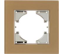 Рамка 1м шампань GUSI Ugra стекло арт.C1110-032