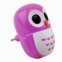 Ночник Leek NL-820 Сова розовый арт.LE062101-0011