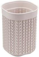 Стакан пластик Вязание для зубных щеток чайная роза М2237 300611