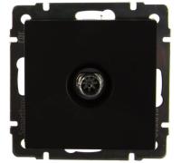 Розетка TV 1м Smartbuy Нептун черная арт.SBE-05b-S1-TV