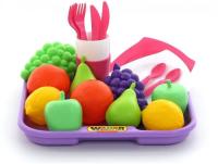 Набор детс посуды с подносом арт.46970