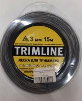 Леска д триммера TRIMLINE 3,0mm 15m Треугольник Duoline