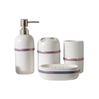 Набор для ванной Bathroom Set Бурлеск 4 предмета 6851673-fotor-bg-remover-20240704173330