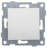 Выключатель 1кл белый GUSI Ugra арт.C11B1-001