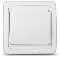 Выключатель 1кл белый Валери Universal арт. В0021